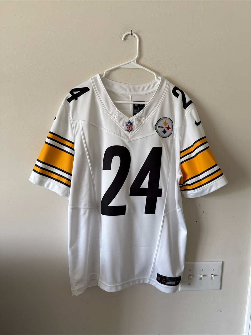 Men’s Nike Joey Porter Jr. #24 Pittsburgh Steelers Vapor Lmtd Jersey Sz L - RARE